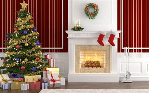 Christmas Inside Home Wallpapers Wallpaper Cave