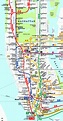 New York City Manhattan Printable Tourist Map | Sygic Travel ...