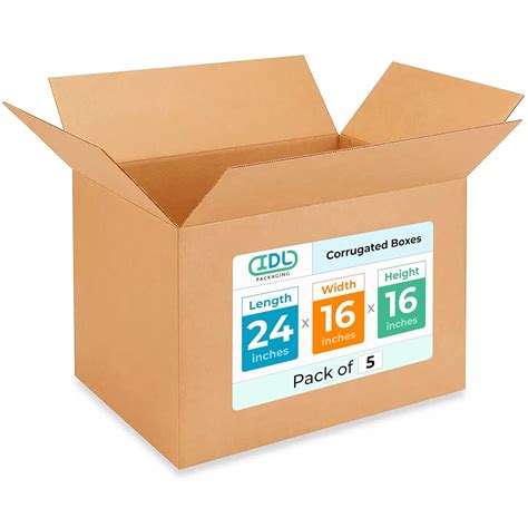 Idl Packaging Large Corrugated Moving Boxes 24l X 16w X