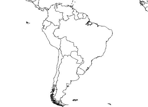 Blank map of south america. AppleTree Art: AppleTree Art