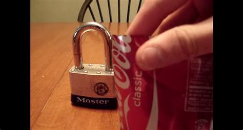 Check spelling or type a new query. How To Pick A Master Lock With A Coke Can | Truth And Action