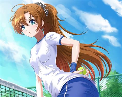 Tennis Pretty Bonito Short Sweet Ball Nice Anime Beauty Anime