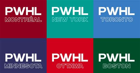Name That Team Do The New Pwhl Colors Match The Name The Hockey