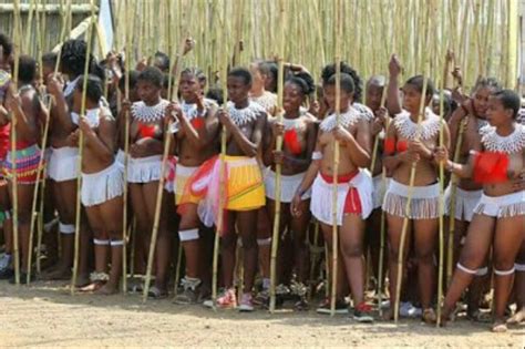 Virgin Zulu Maidens Step Out Topless For Testing In South