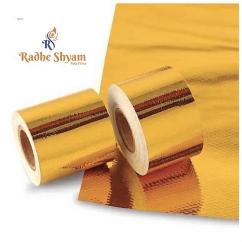 Golden Metallized Polyester Film Packaging Type Roll At Rs Kg In