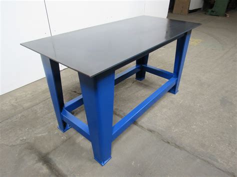 D heavy duty steel meeting/activity table in putty/maple. 60"x28"x33"T Heavy Duty Steel Welding Layout Assembly Work ...