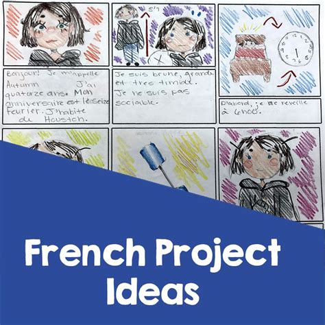 French Projects Ideas For School High School French French Speaking