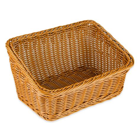 Get Wb 1510 Hy Rectangular Bread Basket 9 14 X 13 Polypropylene Honey