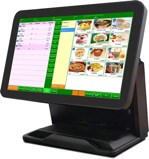15 6 POS System Cash Register POS Touch Screen Cash Register WiFi