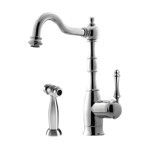Delta faucets shows how to install a single handle kitchen faucet in this video, including the tools needed to successfully complete the installation. HOUZER Regal Traditional Single-Handle Standard Kitchen ...