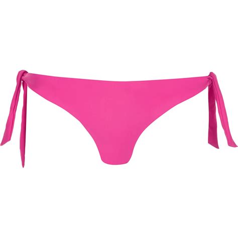 River Island Bright Pink Tie Side Bikini Bottoms In Pink Lyst