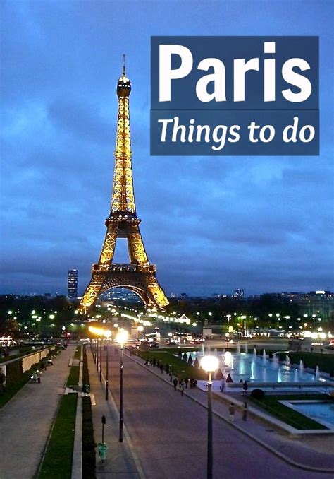 Things To Do In Paris France