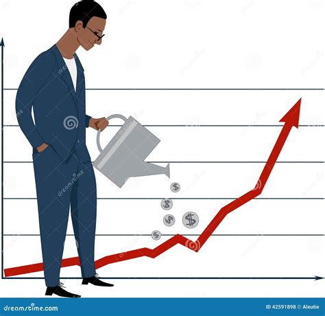 Investing In Stock Market Stock Vector Illustration Of Finance 42591898