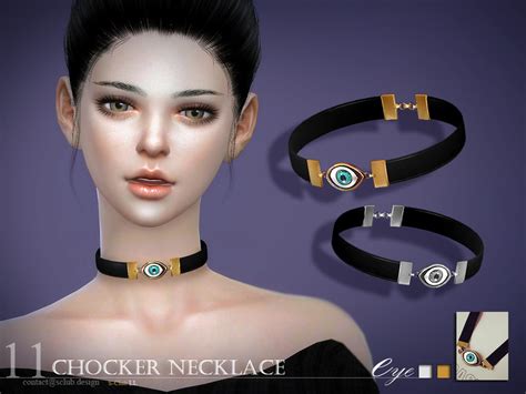 The Sims Resource S Club Ll Ts4 Chocker Necklace N16