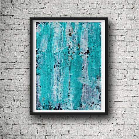 Mixed Media Painting White Painting Abstract Wall Art Abstract