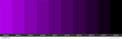 Shades Xkcd Color Bright Purple Be03fd Hex Colors Palette Colorswall