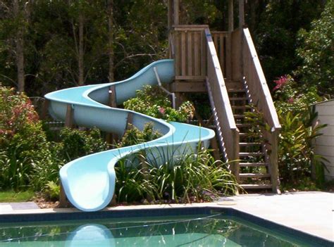 Diy Inground Pool Slide How To Make A Water Slide For Less Than 100