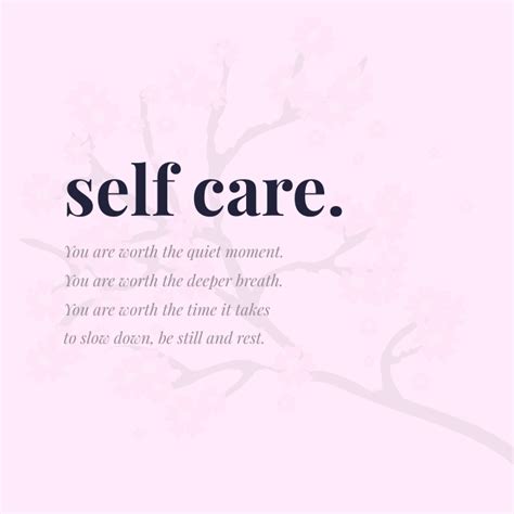 self care reminder template postermywall
