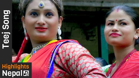 teej bhanne nariko chaleko reet barilai new nepali teej song 2016 2073 samman music youtube