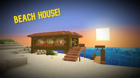 Minecraft How To Build A Beach House Tutorial Simple