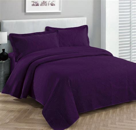 Dark Purple Comforter Sets Queen