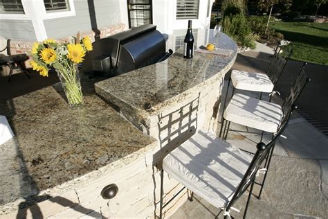 Outdoor Kitchen Granite Countertops Design — Randolph Indoor And