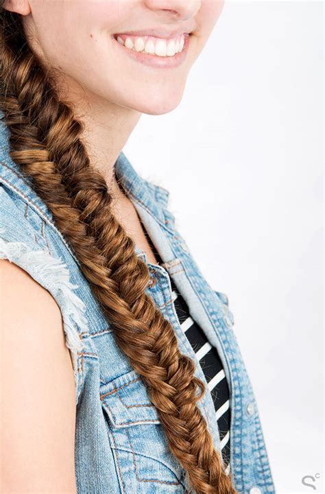 Split the hair in half just think of this as your first baby step to learning how to french braid. How to Do A Herringone Braid: the Easiest Tutorial Ever ...