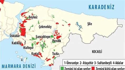 Deprem tehlike haritası 22 yıllık. İşte İstanbul'un ilçe ilçe deprem risk haritası | Güncel