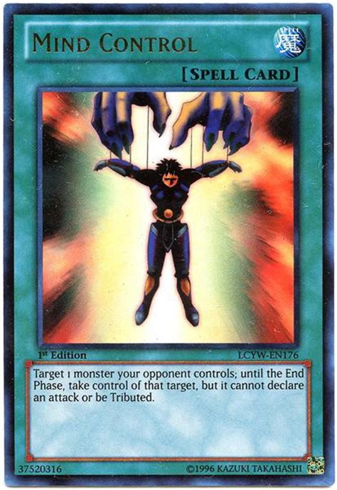 Yugioh Legendary Collection 3 Single Card Ultra Rare Mind Control Lcyw