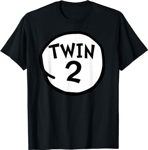 Twin 2 Tee Funny Matching Twins Twin Two T Shirt Uk Clothing