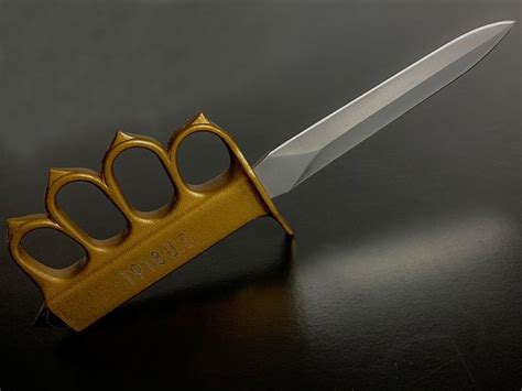 Brass Knuckle Knife Brass Knuckles Trench Knife Combat Knives