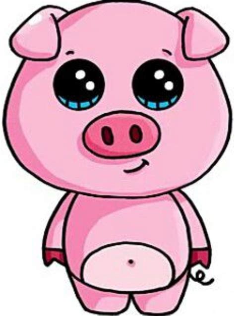 Pink Pig 365 Dessins Kawaii Coloriage Kawaii Dessin Kawaii