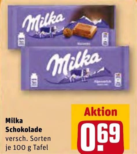 Milka Schokolade 100 G Tafel Angebot Bei Rewe Center
