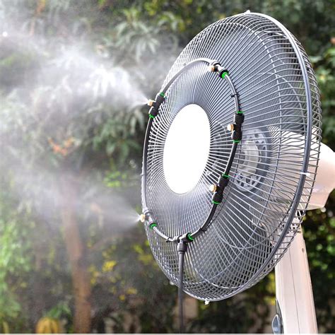 Iruizhe Outdoor Fan Mist Cooling System Kit For Patio Fan Garden
