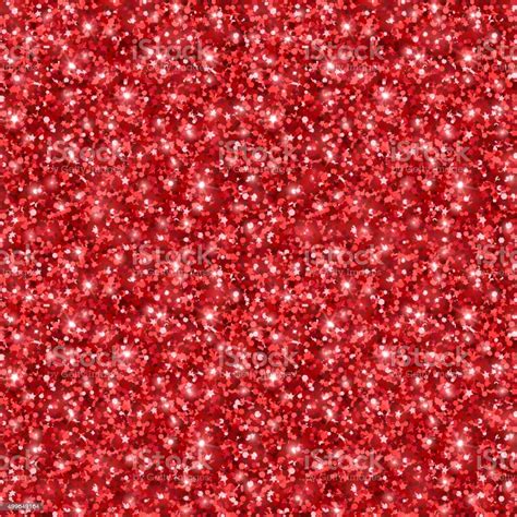 Red Glitter Seamless Pattern Texture Stock Illustration Download