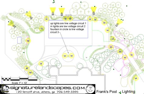 landscape lighting plan | Landscape design drawings, Landscape design, Drawing landscape