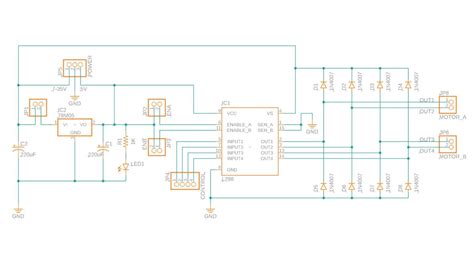 Circuit Schematic Of Generic L298n Driver Board New Screwdriver