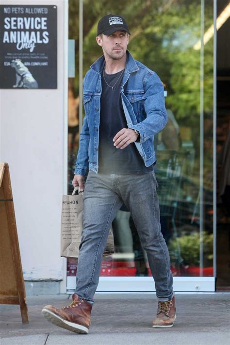 Ryan Gosling Goes Full Denim In 100°f Erewhon Market Outfit