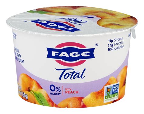 Fage Total Peach Greek Yogurt Shipt