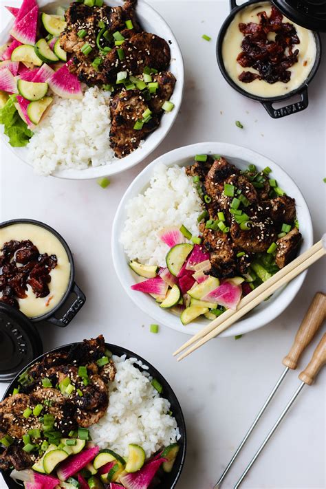 Korean hot pot online ordering menu. Pork Bulgogi with Bacon Cheese Fondue | Pork recipes, Hot ...