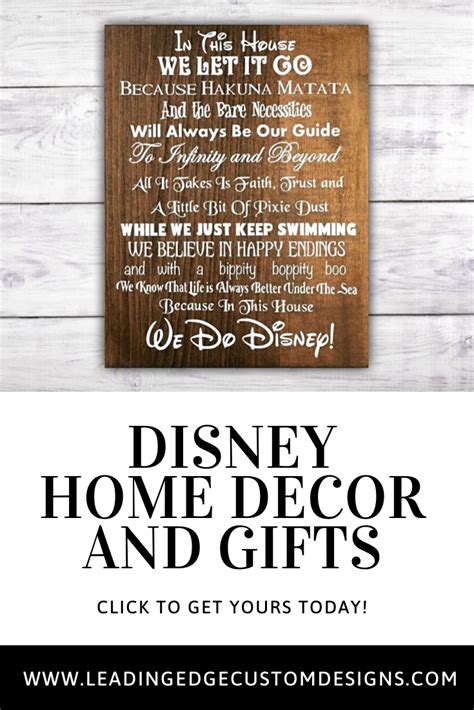 This Disney Inspired Home Decor Piece Makes For A Great T For Disney