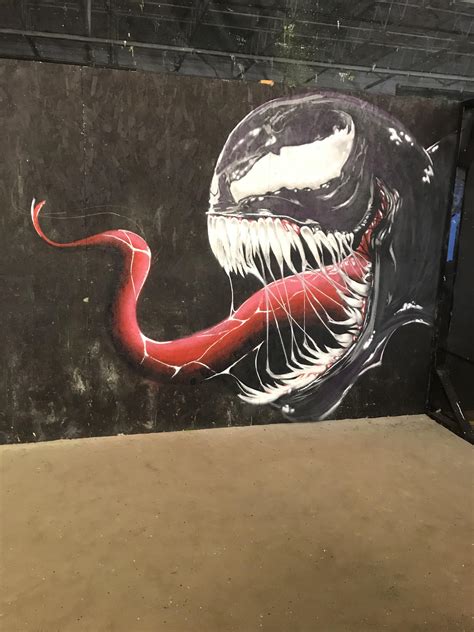 Venom Painting Spray Paint On Plywood 🖌🎨🙌 Rgraffiti