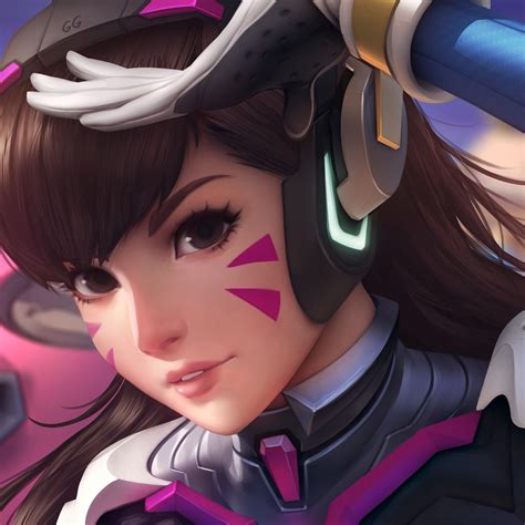 2932x2932 Dva Overwatch Anime Girl 4k Artwork Ipad Pro Retina Display