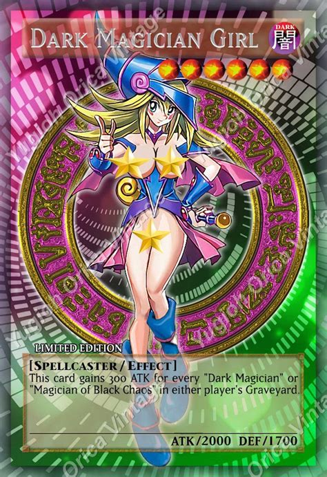 Yugioh Orica Sexy Dark Magician Girl 8 Cards Set 2 Etsy