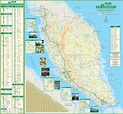 Malaysia road map - Ontheworldmap.com