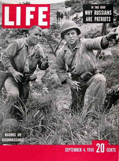 Life Magazine Copyright 1950 Marines In Korea Mad Men Art Vintage