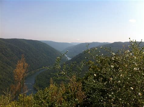 View Of New River From Main Overlook At Grandview Park