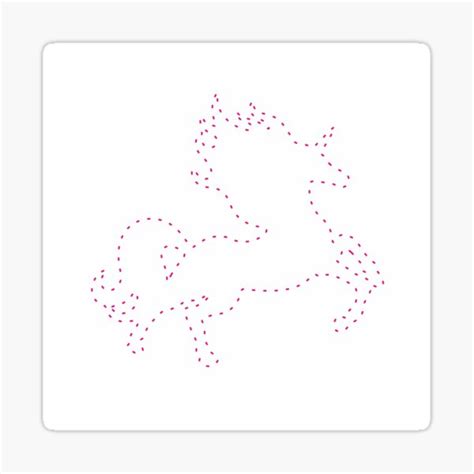Invisible Pink Unicorn Sticker By Xooxoo Redbubble
