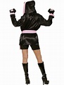 Disfraz de boxeadora negro y rosa para mujer. Entrega 24h | Funidelia