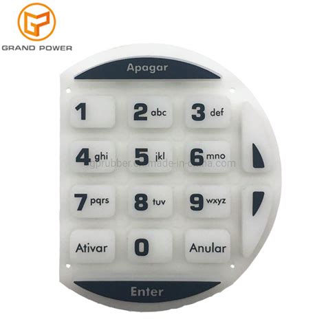 Custom Silicone Button Keypad Tastiera Touch Keyboard Accessories For